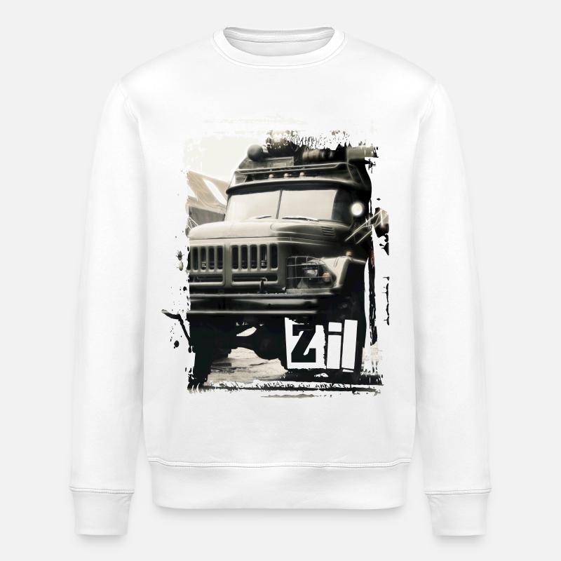 ZIL 131 DDR - Stanley/Stella Unisex Bio-Sweatshirt ROLLER - Weiß