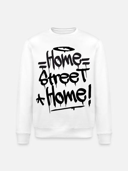 Home Street Home - Stanley/Stella Unisex Bio-Sweatshirt ROLLER - Weiß