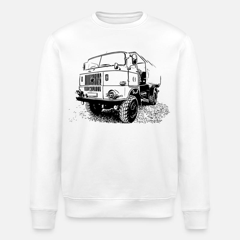 W50 Classique - Sweat bio ROLLER Stanley/Stella Unisexe - blanc