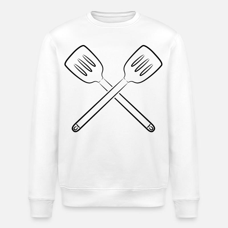 Schlitzlöffel - Stanley/Stella Unisex Bio-Sweatshirt ROLLER - Weiß