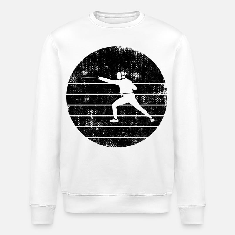 Fechter Skizze - Stanley/Stella Unisex Bio-Sweatshirt ROLLER - Weiß