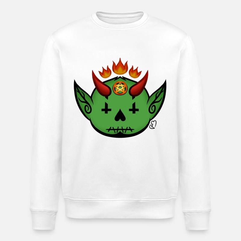 Lumpendämon! - Stanley/Stella Unisex Bio-Sweatshirt ROLLER - Weiß