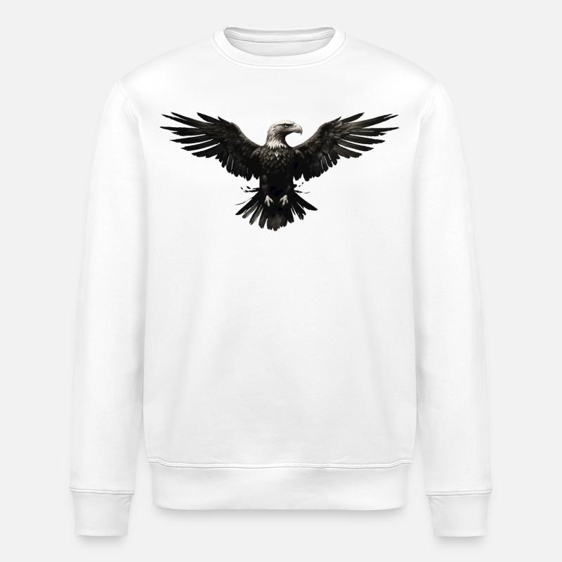 Adler - Stanley/Stella Unisex Bio-Sweatshirt ROLLER - Weiß