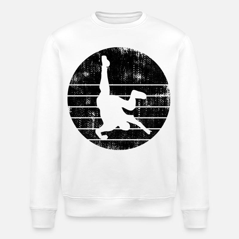 Breakdancer - Sweat bio ROLLER Stanley/Stella Unisexe - blanc