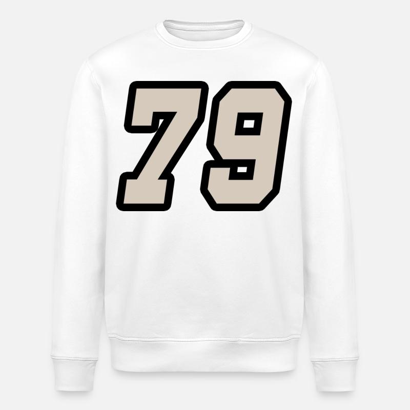 Nummer neunundsiebzig 79 - Stanley/Stella Unisex Bio-Sweatshirt ROLLER - Weiß