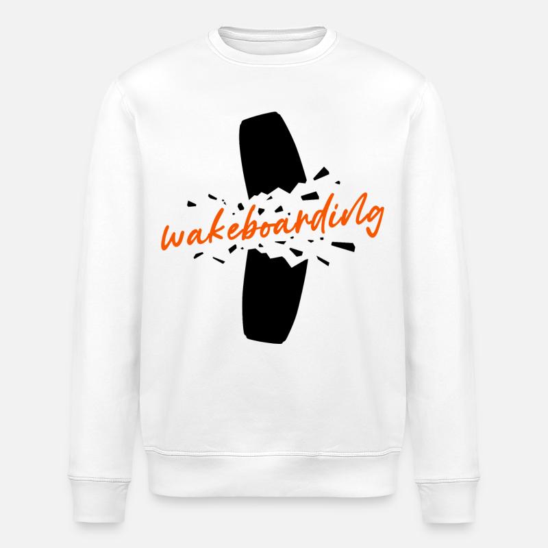 Surf Surf Kitesurfer Dire Wakeboard - Sweat bio ROLLER Stanley/Stella Unisexe - blanc