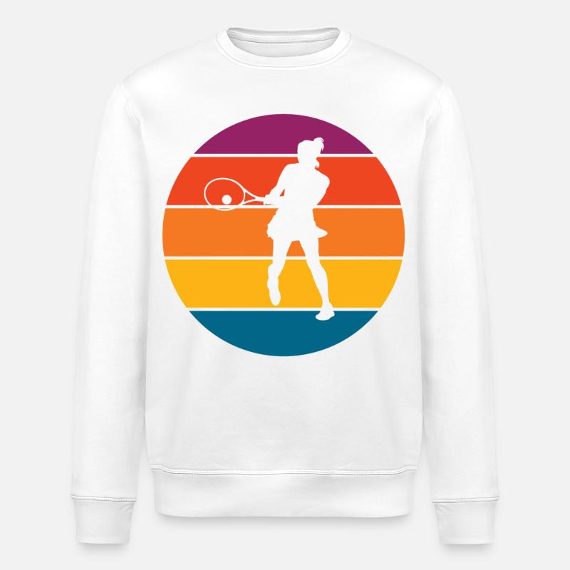 Tennis - Stanley/Stella Unisex Bio-Sweatshirt ROLLER - Weiß