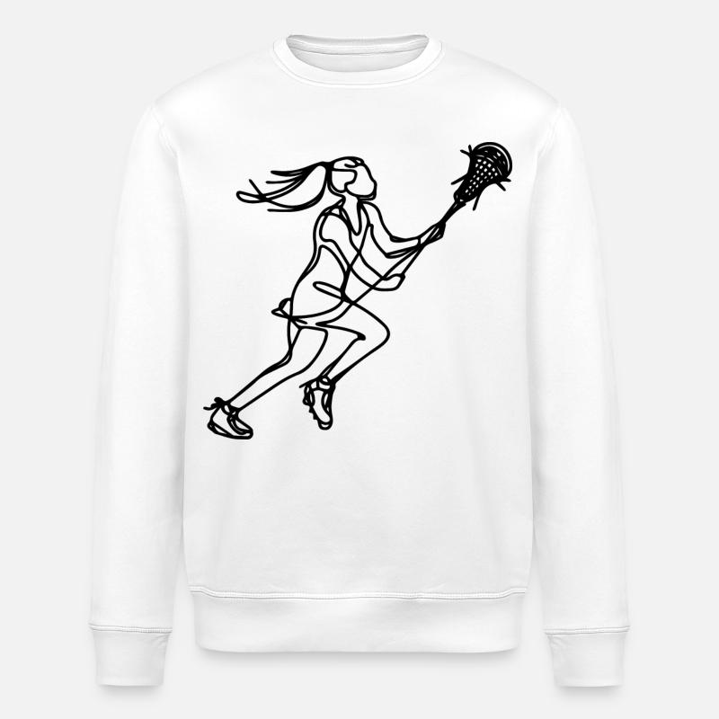 Filles de crosse - Sweat bio ROLLER Stanley/Stella Unisexe - blanc