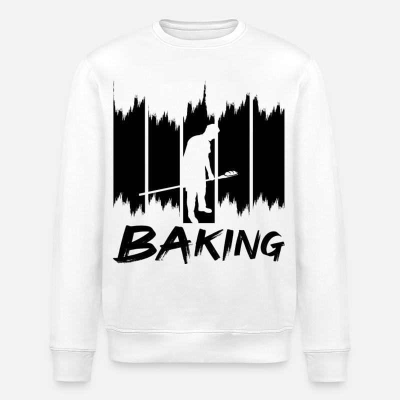Backen - Stanley/Stella Unisex Bio-Sweatshirt ROLLER - Weiß