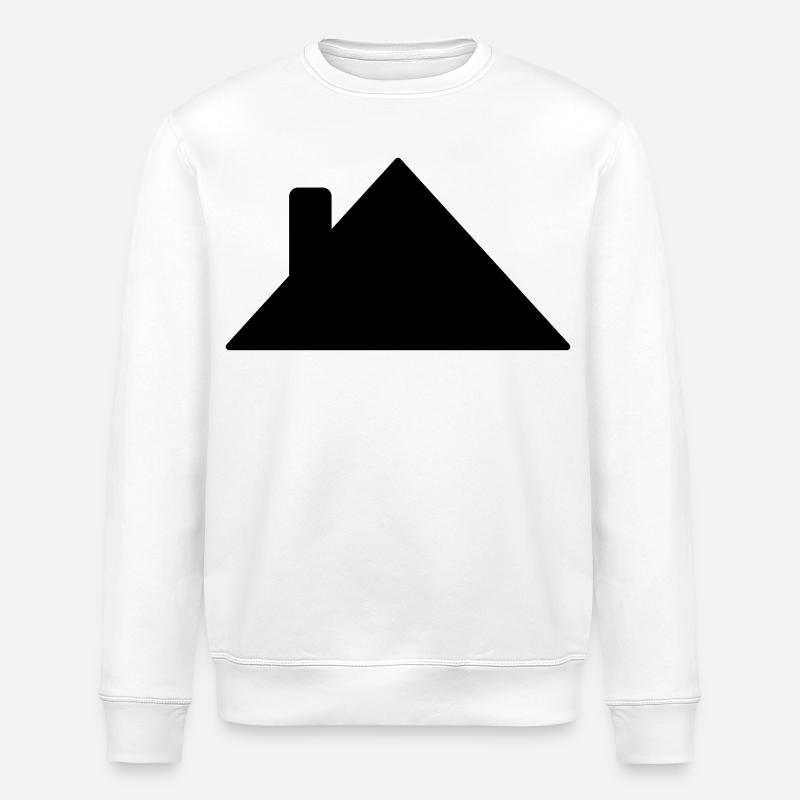 Dach - Stanley/Stella Unisex Bio-Sweatshirt ROLLER - Weiß