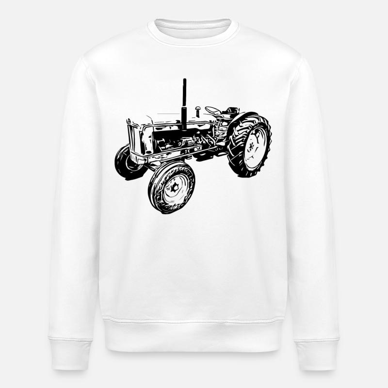 Tracteur Super Major 6 - Sweat bio ROLLER Stanley/Stella Unisexe - blanc