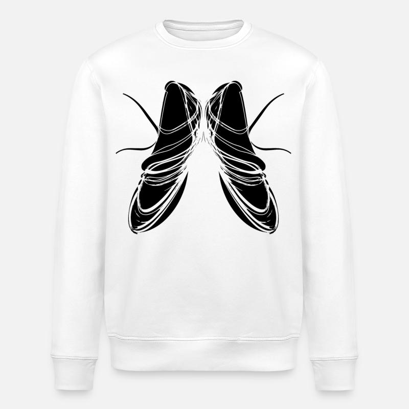 Ballettschuhe Skizze - Stanley/Stella Unisex Bio-Sweatshirt ROLLER - Weiß