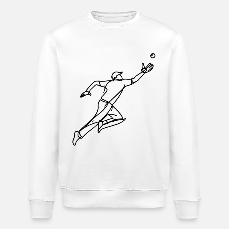 Cricket Keeper - Stanley/Stella Unisex Bio-Sweatshirt ROLLER - Weiß