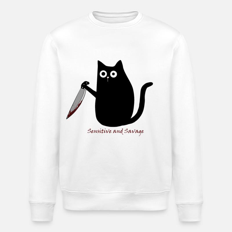 Sensible et sauvage - Sweat bio ROLLER Stanley/Stella Unisexe - blanc