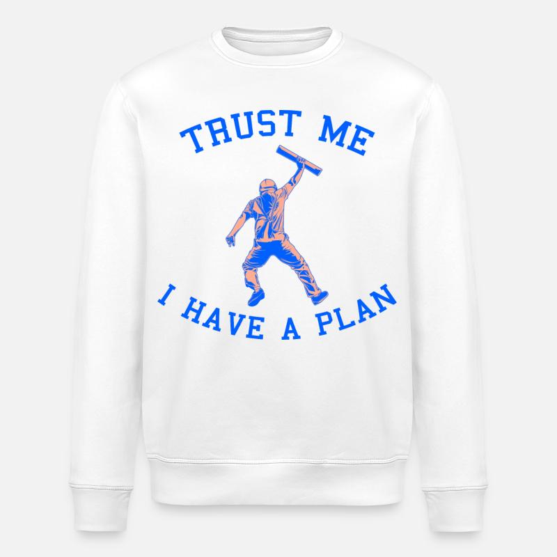 Blague d’architecture - Sweat bio ROLLER Stanley/Stella Unisexe - blanc