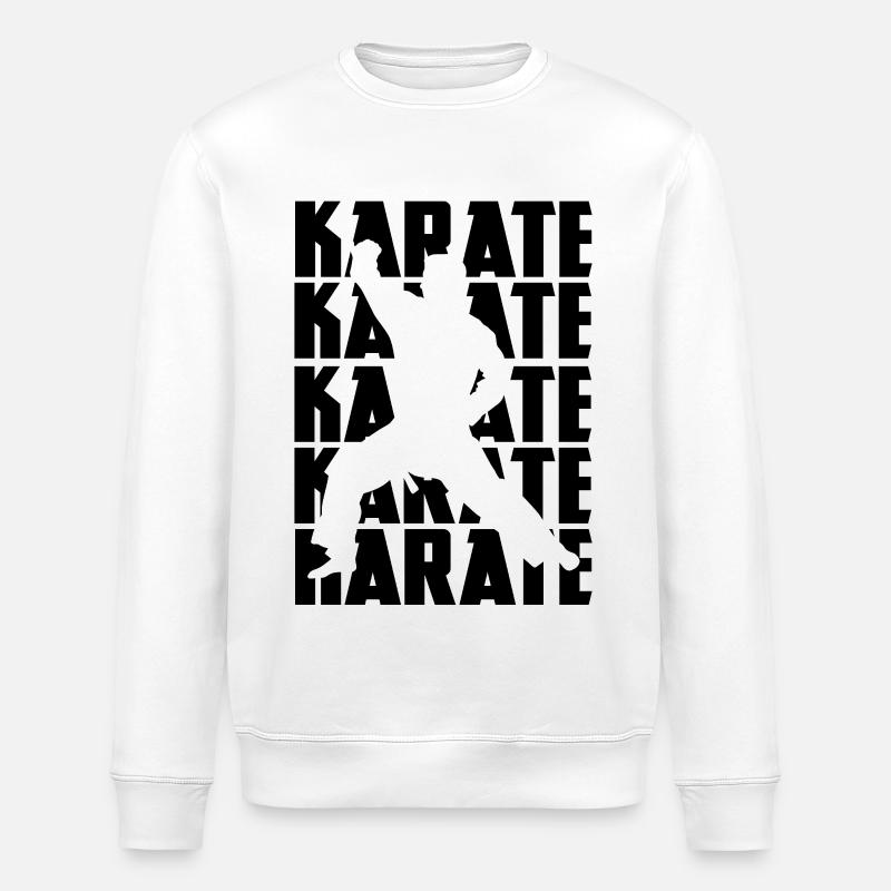 karaté - Sweat bio ROLLER Stanley/Stella Unisexe - blanc