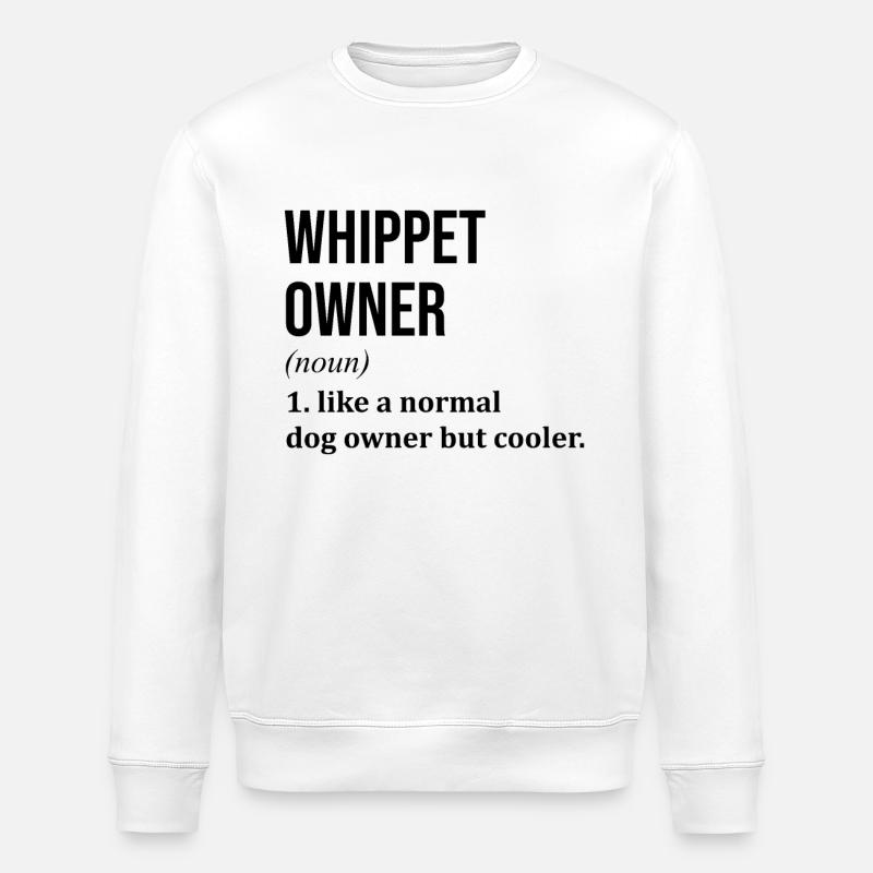 whippet - Stanley/Stella Unisex Bio-Sweatshirt ROLLER - Weiß