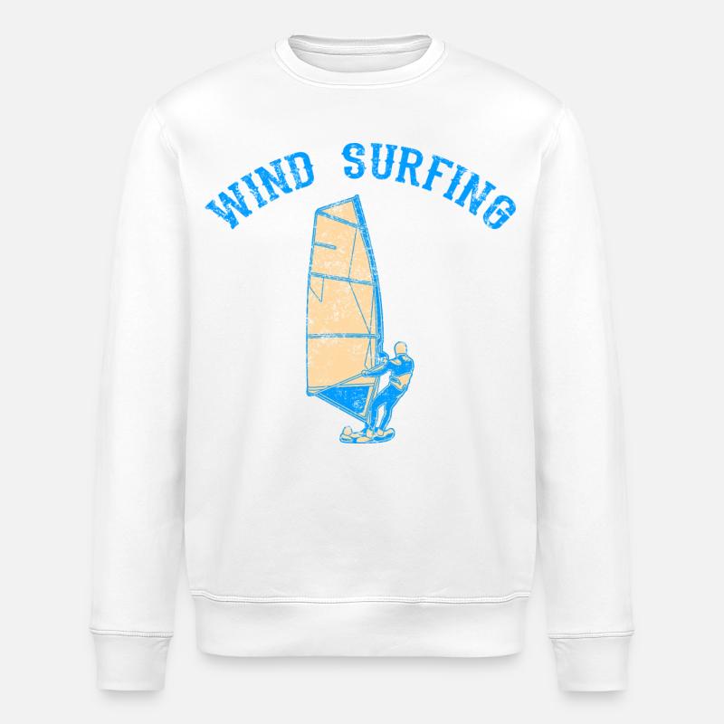 Windsurfer - Stanley/Stella Unisex Bio-Sweatshirt ROLLER - Weiß