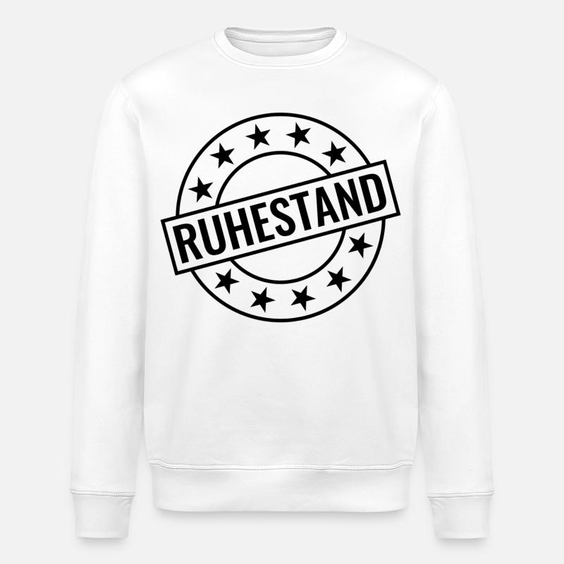 Ruhestand - Stanley/Stella Unisex Bio-Sweatshirt ROLLER - Weiß