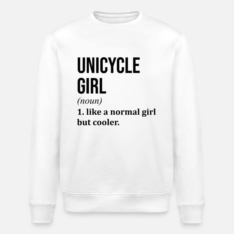 monocycle - Sweat bio ROLLER Stanley/Stella Unisexe - blanc