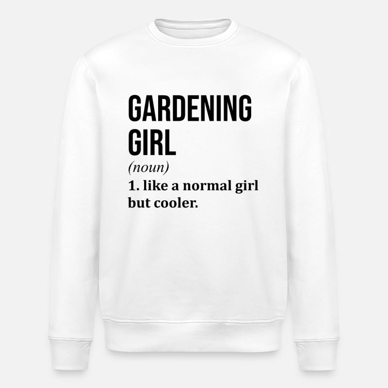 Gartenarbeit - Stanley/Stella Unisex Bio-Sweatshirt ROLLER - Weiß