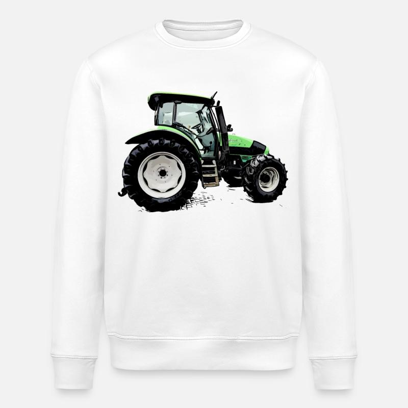 Traktor AGROTRON K110 - Stanley/Stella Unisex Bio-Sweatshirt ROLLER - Weiß