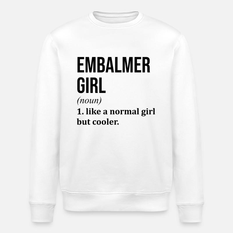 Einbalsamierer - Stanley/Stella Unisex Bio-Sweatshirt ROLLER - Weiß