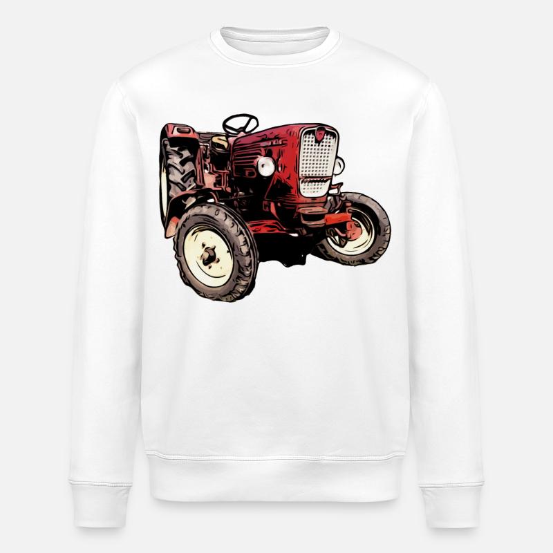 Güldner G40 Traktor - Stanley/Stella Unisex Bio-Sweatshirt ROLLER - Weiß
