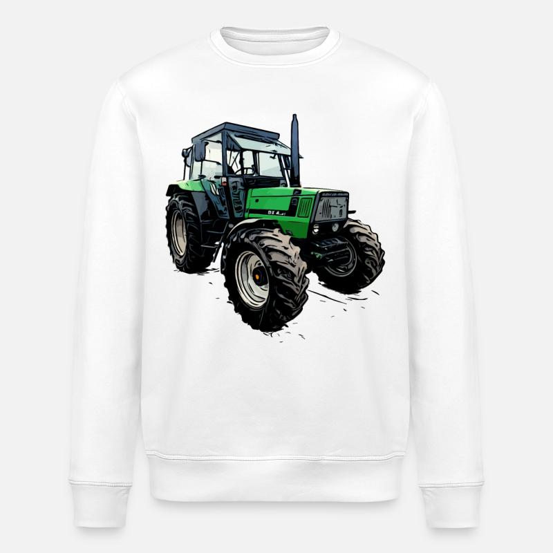 Traktor DX 4.31 - Stanley/Stella Unisex Bio-Sweatshirt ROLLER - Weiß