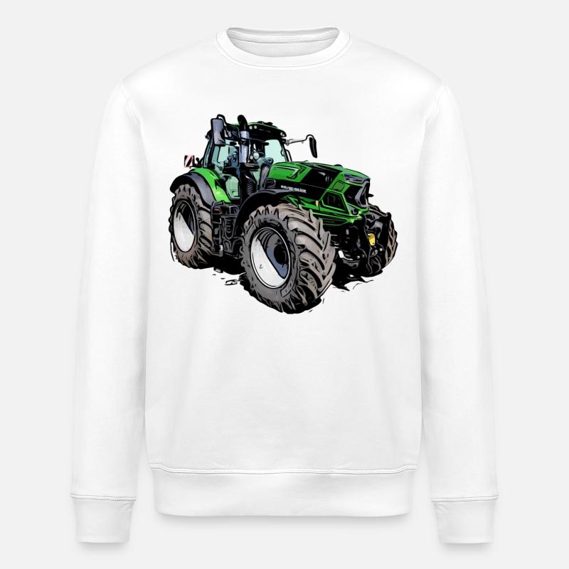 Agrotron 230 MK3 - Stanley/Stella Unisex Bio-Sweatshirt ROLLER - Weiß