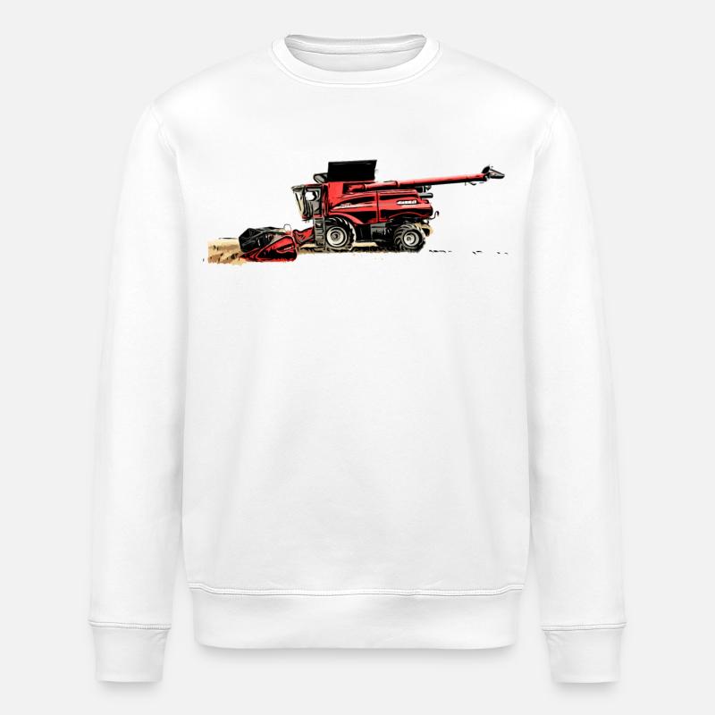 Moissonneur - Sweat bio ROLLER Stanley/Stella Unisexe - blanc