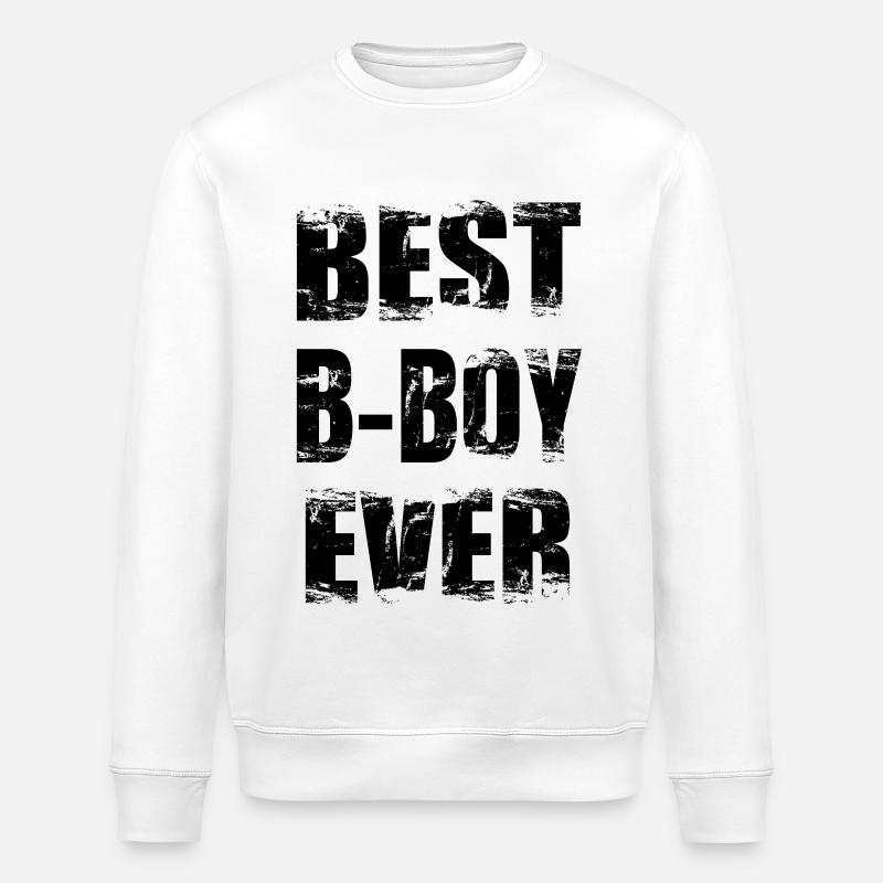 Bester Breakdancer - Stanley/Stella Unisex Bio-Sweatshirt ROLLER - Weiß
