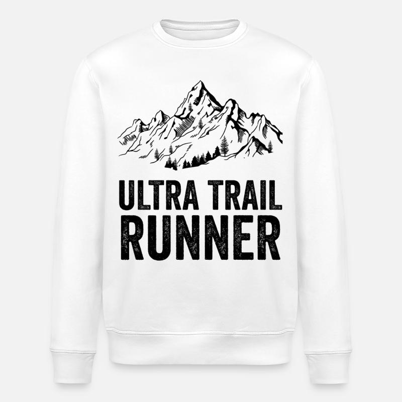 Ultra-Trailrunner - Stanley/Stella Unisex Bio-Sweatshirt ROLLER - Weiß