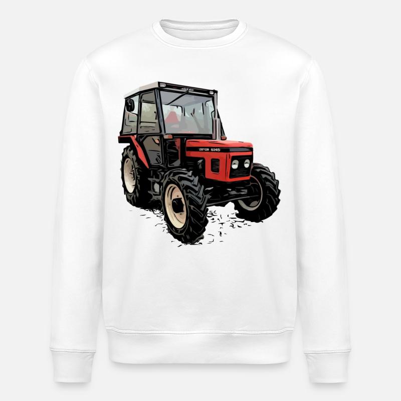 Szetor Traktor 5245 - Stanley/Stella Unisex Bio-Sweatshirt ROLLER - Weiß