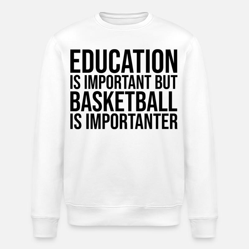 Basketball - Stanley/Stella Unisex Bio-Sweatshirt ROLLER - Weiß