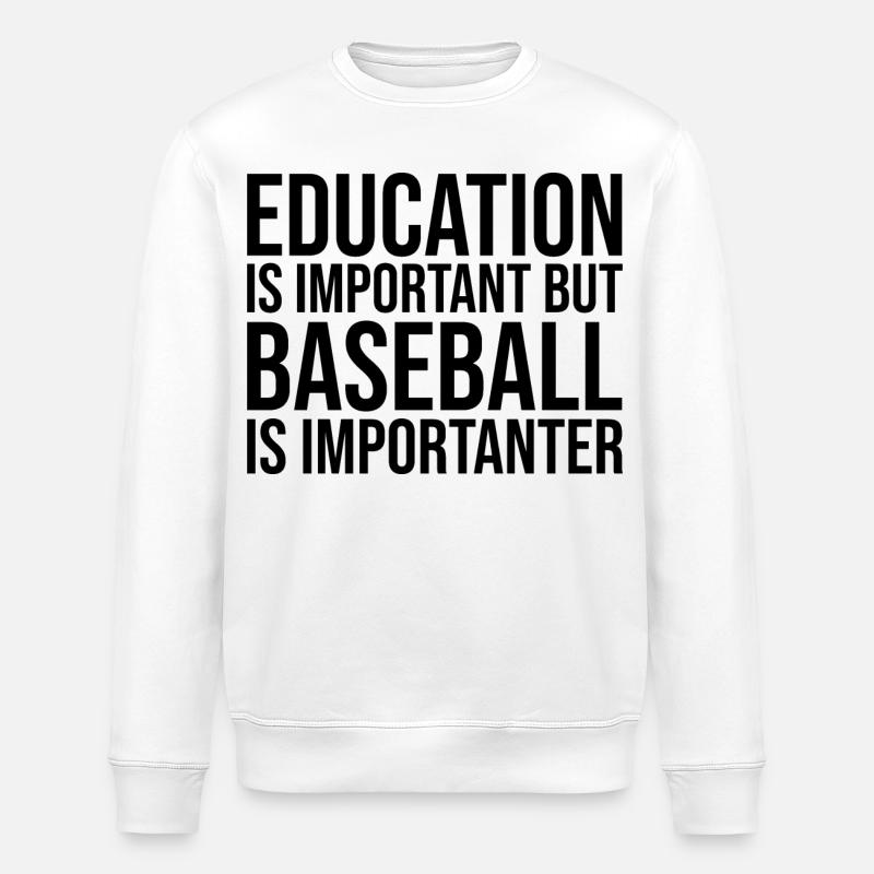 Base-ball - Sweat bio ROLLER Stanley/Stella Unisexe - blanc