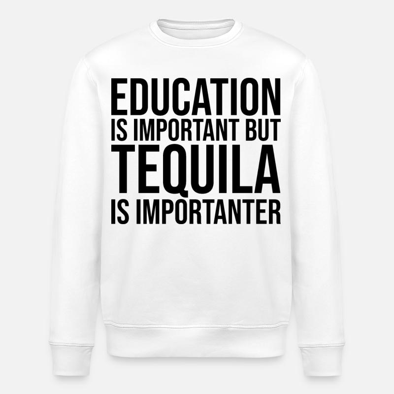 Téquila - Sweat bio ROLLER Stanley/Stella Unisexe - blanc