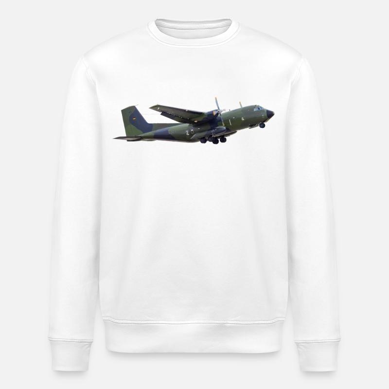 Transall C-160 - Stanley/Stella Unisex Bio-Sweatshirt ROLLER - Weiß