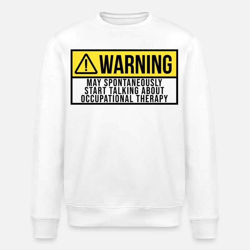 Beschäftigungstherapie - Stanley/Stella Unisex Bio-Sweatshirt ROLLER - Weiß