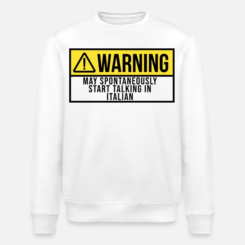 Italienisch - Stanley/Stella Unisex Bio-Sweatshirt ROLLER - Weiß