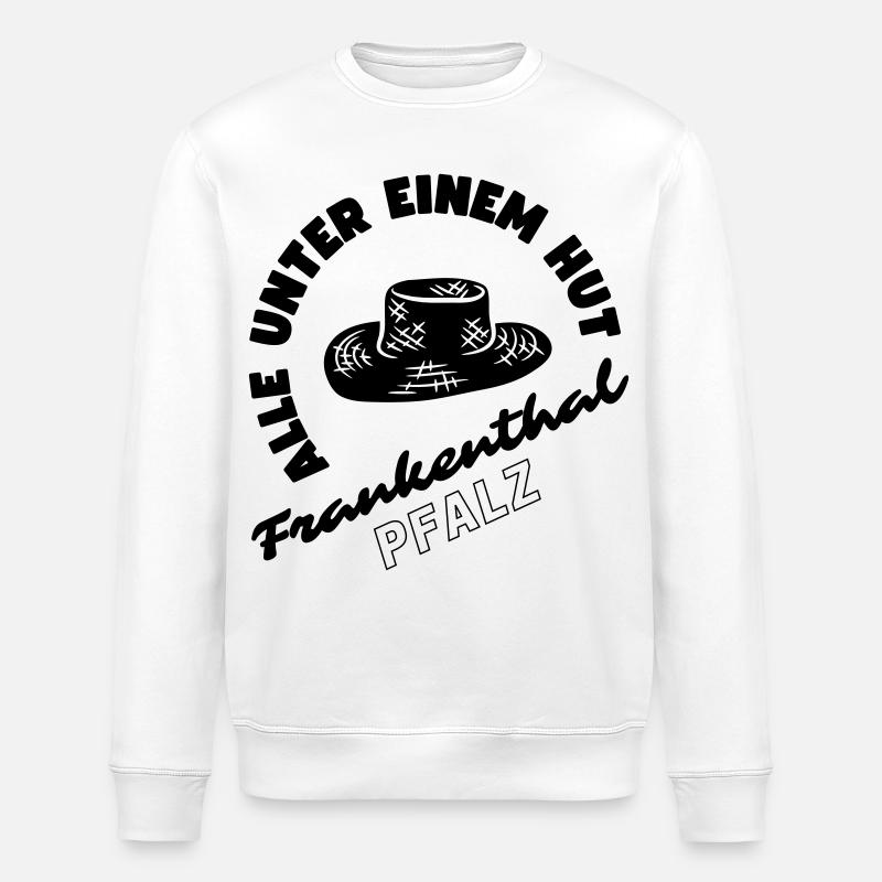 Frankenthal Palatinate - Stanley/Stella ROLLER Unisex Organic Sweatshirt - white