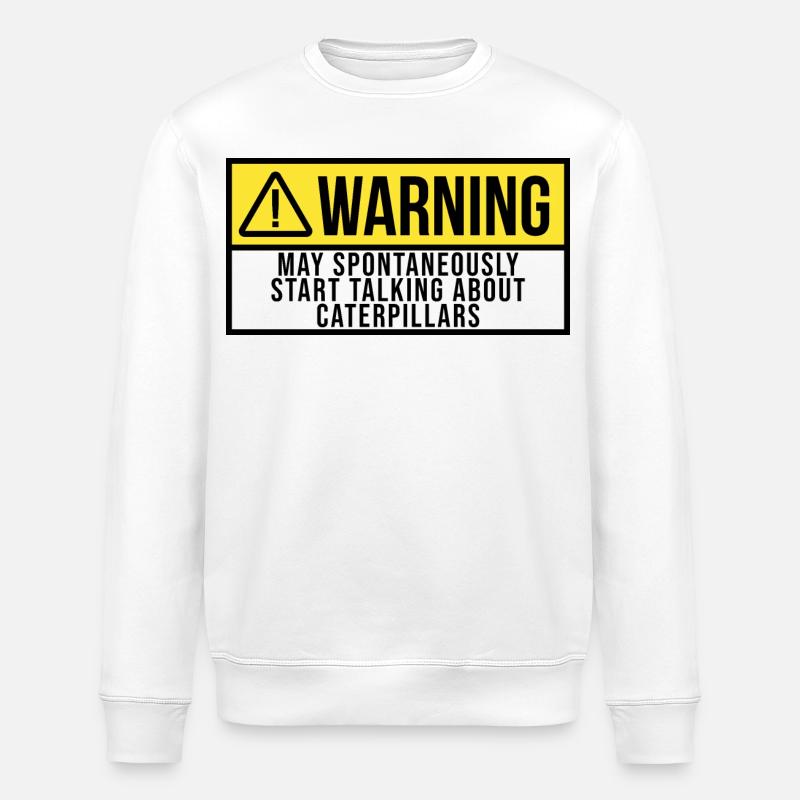 Chenille - Sweat bio ROLLER Stanley/Stella Unisexe - blanc