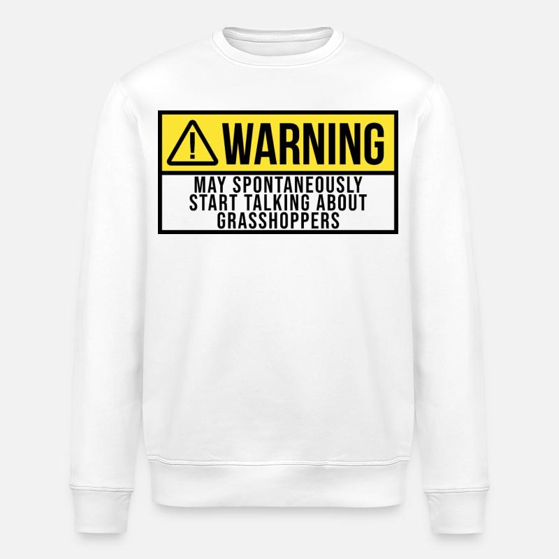 sauterelle - Sweat bio ROLLER Stanley/Stella Unisexe - blanc