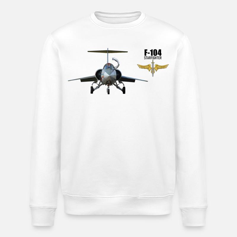 F-104 Starfighter - Stanley/Stella Unisex Bio-Sweatshirt ROLLER - Weiß