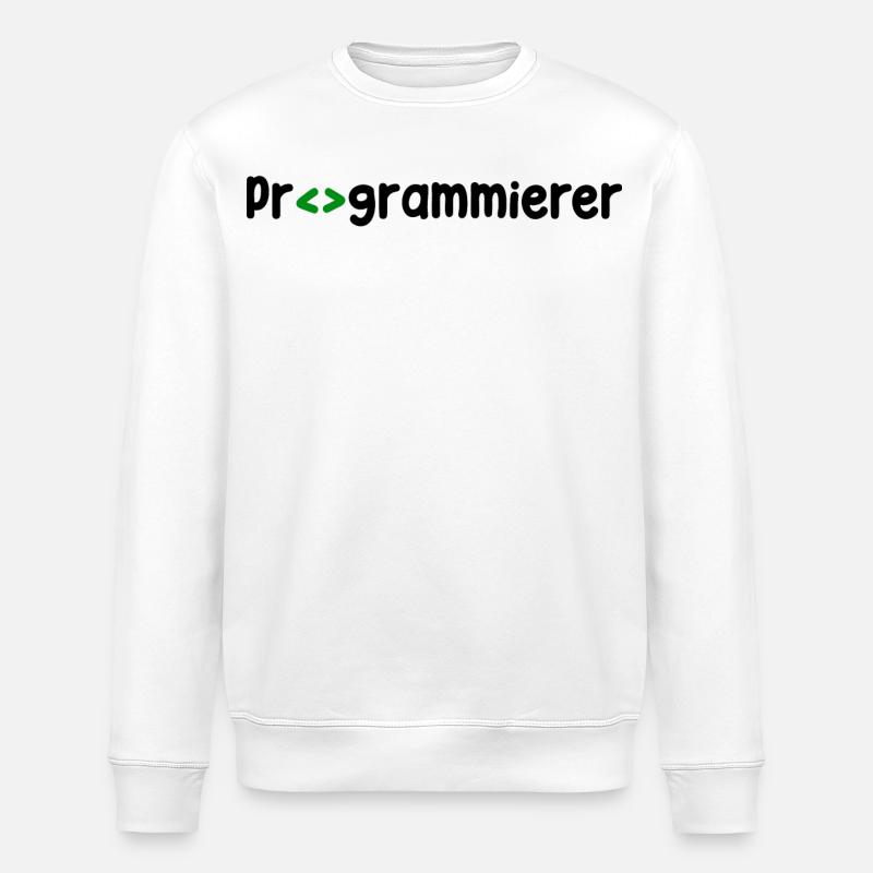 Programmeur, Développeur, Développeur Web, Scripting - Sweat bio ROLLER Stanley/Stella Unisexe - blanc