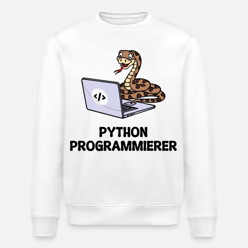 Programmierer Computer Code Developer Statement - Stanley/Stella Unisex Bio-Sweatshirt ROLLER - Weiß