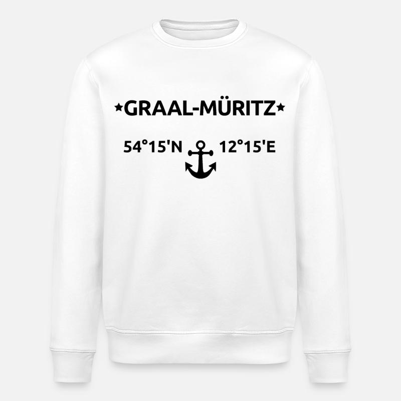 Graal Müritz Coordinates - Stanley/Stella ROLLER Unisex Organic Sweatshirt - white