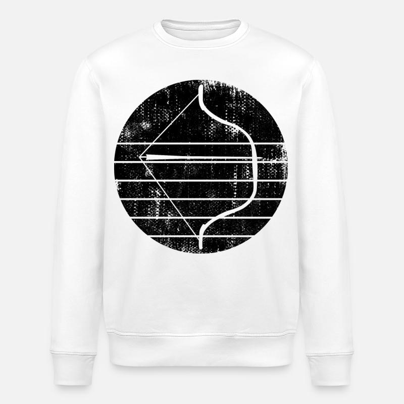 Arc et flèches - Sweat bio ROLLER Stanley/Stella Unisexe - blanc