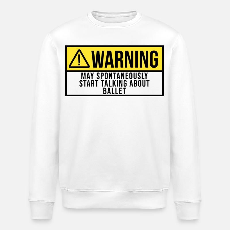 Ballett - Stanley/Stella Unisex Bio-Sweatshirt ROLLER - Weiß