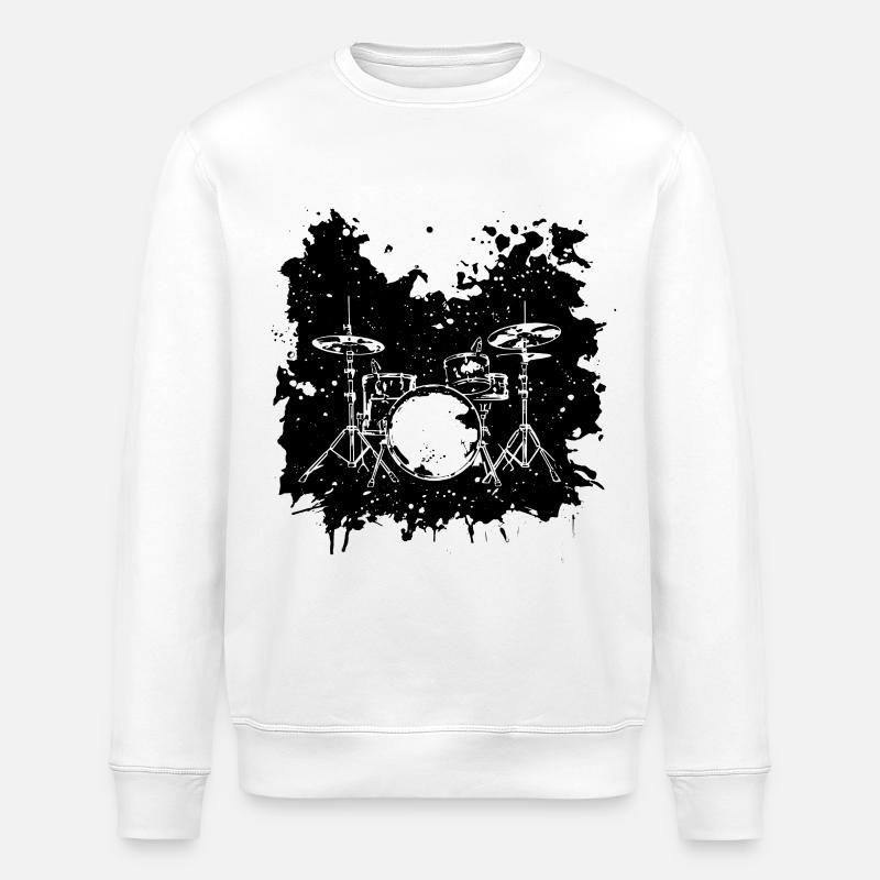 Percussion - Stanley/Stella ROLLER Unisex Organic Sweatshirt - white